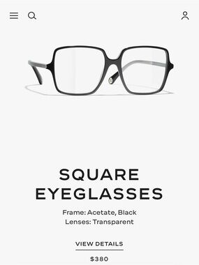 Chanel Square Eyeglasses